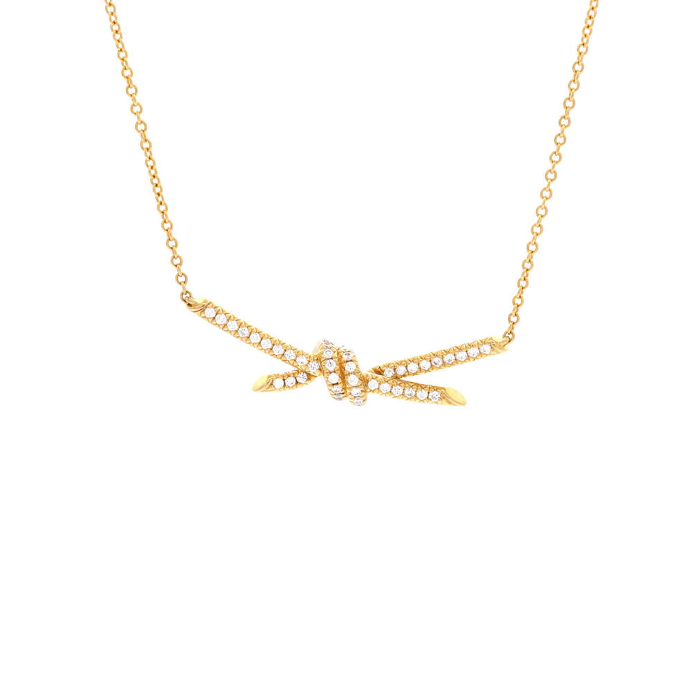 Tiffany & Co. Knot Pendant Necklace